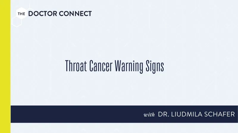 Throat Cancer Warning Signs